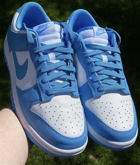 blue Nike dunk shoes